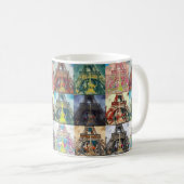 Eiffel Tower, Parijs, Franse Collage Coffee Mok (Voorkant rechts)