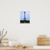 Eiffel Tower, Parijs, Texas Poster (Keuken)