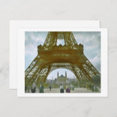 Eiffel Tower Paris 1900 Exposition Universelle Briefkaart (Voorkant / Achterkant)