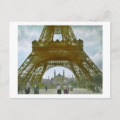 Eiffel Tower Paris 1900 Exposition Universelle Briefkaart (Voorkant)