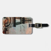 Eiffel Tower Paris, aangepast Bagagelabel (Voorkant horizontaal)