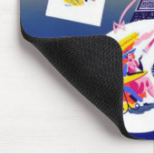  Eiffel Tower Paris Air Travel Adverteren Muismat (Hoek)