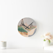  Eiffel Tower Paris Air Travel Adverteren Ronde Klok (Huis)