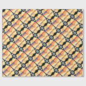 Eiffel Tower Paris Avond European Travel Cadeaupapier (Vlak)