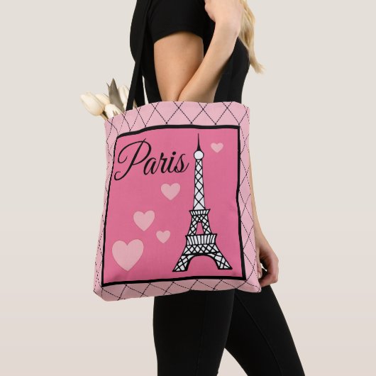Eiffel Tower Paris Canvas tas Gift (Dichtbij)