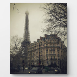 Eiffel Tower Paris City Building Architecture Fotoplaat