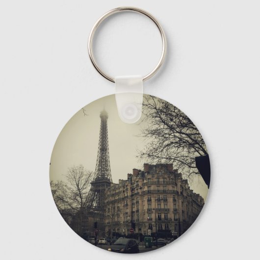 Eiffel Tower Paris City Building Architecture Sleutelhanger (Voorkant)