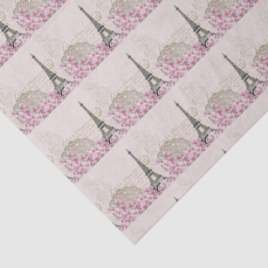 Eiffel Tower Paris Elegant Tissuepapier (Detail)