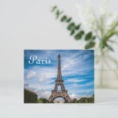 Eiffel Tower Paris Europe Reis Briefkaart (Staand voorkant)