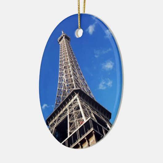 Eiffel Tower Paris Europe Reis Keramisch Ornament (Links)