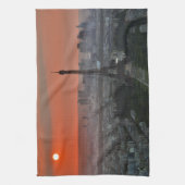 Eiffel Tower Paris Europe Reis Theedoek (Verticaal)