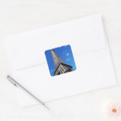Eiffel Tower Paris Europe Reis Vierkante Sticker (Envelop)