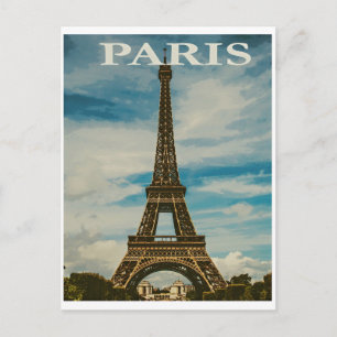 Eiffel Tower Paris Europe - reisfoto Briefkaart