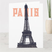  Eiffel Tower Paris Europe - reisfoto Kaart (Voorkant)