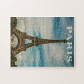 Eiffel Tower Paris Europe - reisfoto Legpuzzel (Horizontaal)