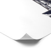 Eiffel Tower Paris Europe - reisfoto Poster (Hoek)