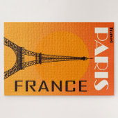 Eiffel Tower Paris Europe Reizen Legpuzzel (Horizontaal)