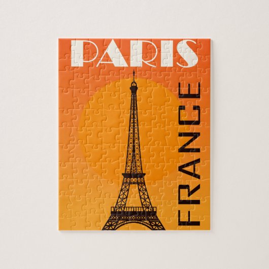 Eiffel Tower Paris Europe Reizen Legpuzzel (Verticaal)