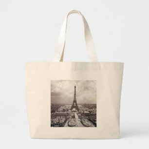 Eiffel Tower Paris Exposition Universelle Grote Tote Bag