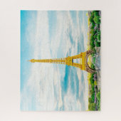 Eiffel Tower Paris France Europe Painting Legpuzzel (Verticaal)