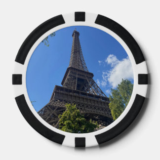 Eiffel Tower, Paris, France  Poker Chips