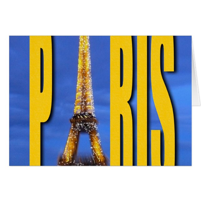 Eiffel Tower Paris Frankrijk (Voorkant Horizontaal)