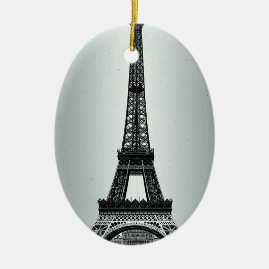 Eiffel Tower Paris Frankrijk Keramisch Ornament (Voorkant)