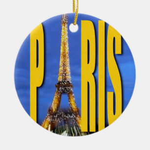 Eiffel Tower Paris Frankrijk Keramisch Ornament