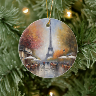 Eiffel Tower Paris Frankrijk Keramisch Ornament