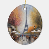 Eiffel Tower Paris Frankrijk Keramisch Ornament (Links)