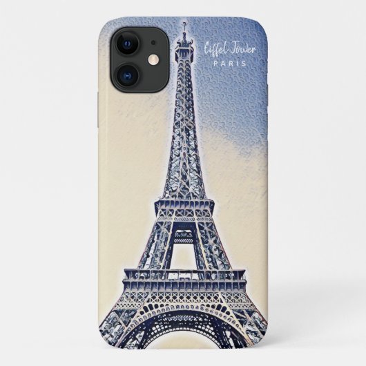 Eiffel Tower Paris Frankrijk Landmark Case-Mate iPhone Case (Achterkant)