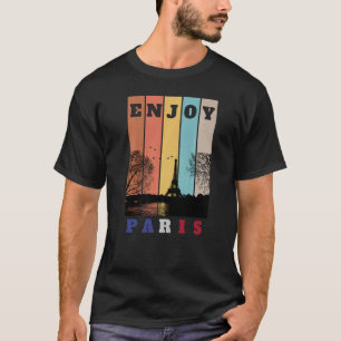 Eiffel Tower Paris Frankrijk Mannen Vrouwen T-shirt