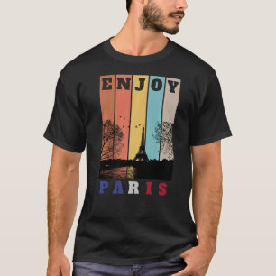 Eiffel Tower Paris Frankrijk Mannen Vrouwen T-shirt