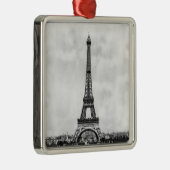Eiffel Tower Paris Frankrijk Metalen Ornament (Rechts)