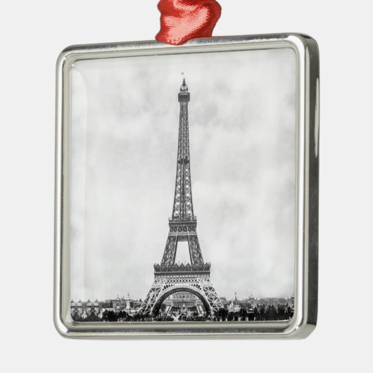Eiffel Tower Paris Frankrijk Metalen Ornament (Links)