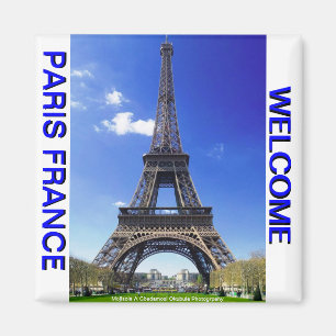 eiffel-tower-paris-frankrijk, PARIS FRANKRIJK, WEL Magneet