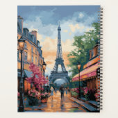 Eiffel Tower Paris Frankrijk Planner (Achterkant)