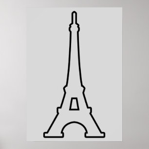Eiffel Tower Paris Frankrijk Poster