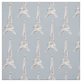 Eiffel Tower Paris Franse patroonstructuur Stof (Swatch)