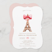 Eiffel Tower Paris geboortedag Kaart (Voorkant / Achterkant)