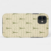 Eiffel Tower Paris iPhone Case (Achterkant (horizontaal))