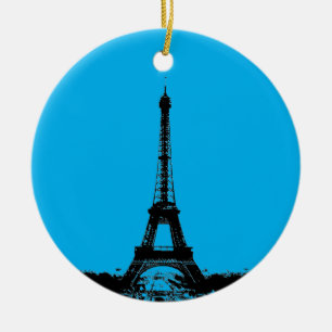 Eiffel Tower Paris Keramisch Ornament