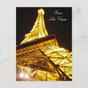 Eiffel Tower, Paris Las Vegas Briefkaart