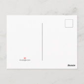 Eiffel Tower Paris  Map Gold Stippen Monogram Briefkaart (Achterkant)