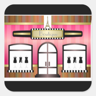 Eiffel Tower Paris Mode Boutique Franse Sticker