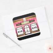 Eiffel Tower Paris Mode Boutique Franse Sticker (Envelop)