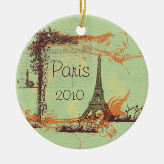 Eiffel Tower Paris Ornament (Voorkant)