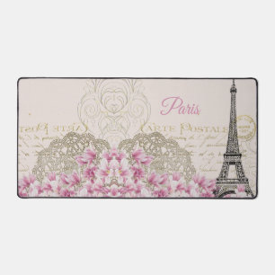 Eiffel Tower, Paris Pink Magnolia Bureaumat