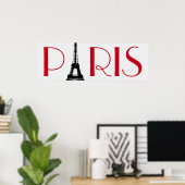 Eiffel Tower Paris Poster (Thuiskantoor)
