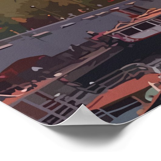 Eiffel Tower, Paris Poster (Hoek)